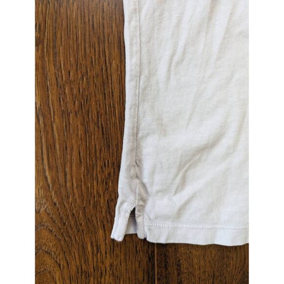 Frame V Neck Rolled Sleeve Short Sleeve M - Picture 6 of 6